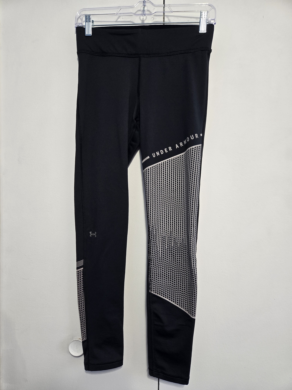 Under Armour Black HeatGear Graphic Compression Leggings Women's S/M